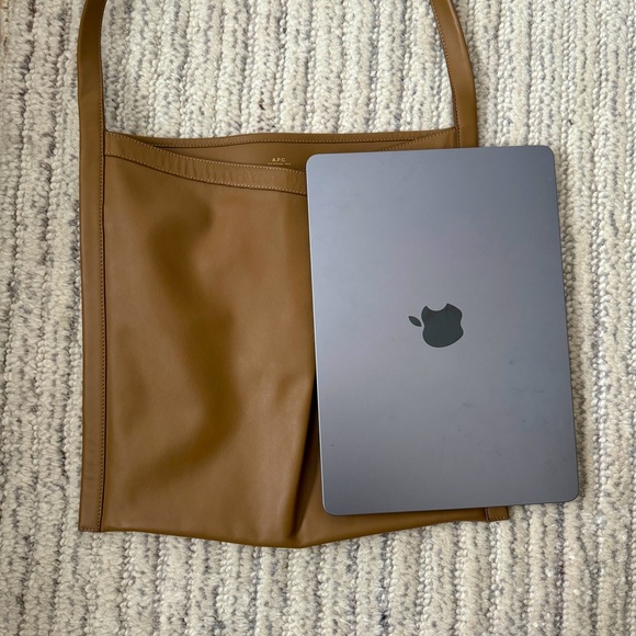 APC camel leather tote bag - Picture 4 of 6